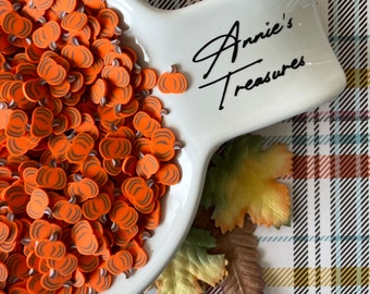 Fall pumpkin clay sprinkles | Fake sprinkles  | fake pumpkin  sprinkles  | Fake candy Sprinkles | Halloween fake baking supplies