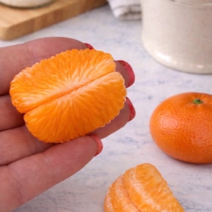 Fake Orange Slices | Realistic Resin Orange Wedges | Fake Fruit | Prop Fruit | Bowl Filler | Tiered Tray Decor | Kitchen Decor | Fake Food image 2