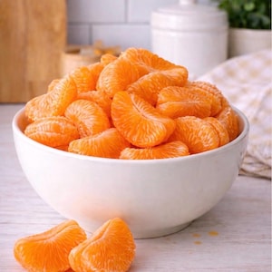Fake Orange Slices | Realistic Resin Orange Wedges | Fake Fruit | Prop Fruit | Bowl Filler | Tiered Tray Decor | Kitchen Decor | Fake Food image 1
