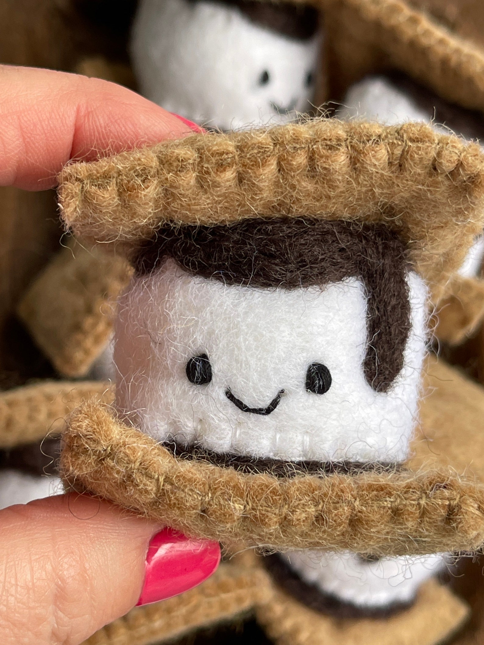 Smore Felt Bowl Fillers Smore Garland Decor Campfire Felt Etsy