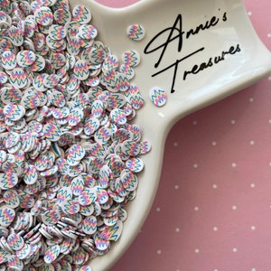Fake Easter egg sprinkles| clay easter sprinkles | fake spring sprinkles| fake clay egg sprinkles