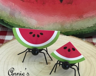 Fake plastic ants carry watermelon | watermelon decor |summer decor |summer picnic any decor