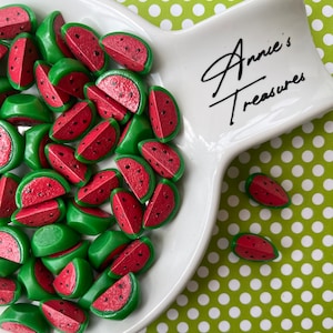 Watermelon cabochons | standing  watermelon | watermelon decor | diy watermelon crafts | fruit cabochons