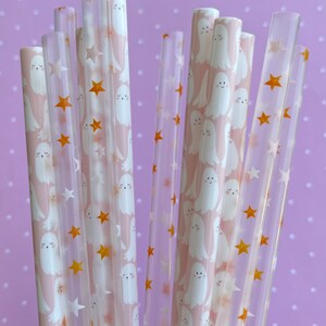 halloween Reusable straws | drinking straws | halloween party supplies | spider and webs reusable straws | Halloween reusable straws
