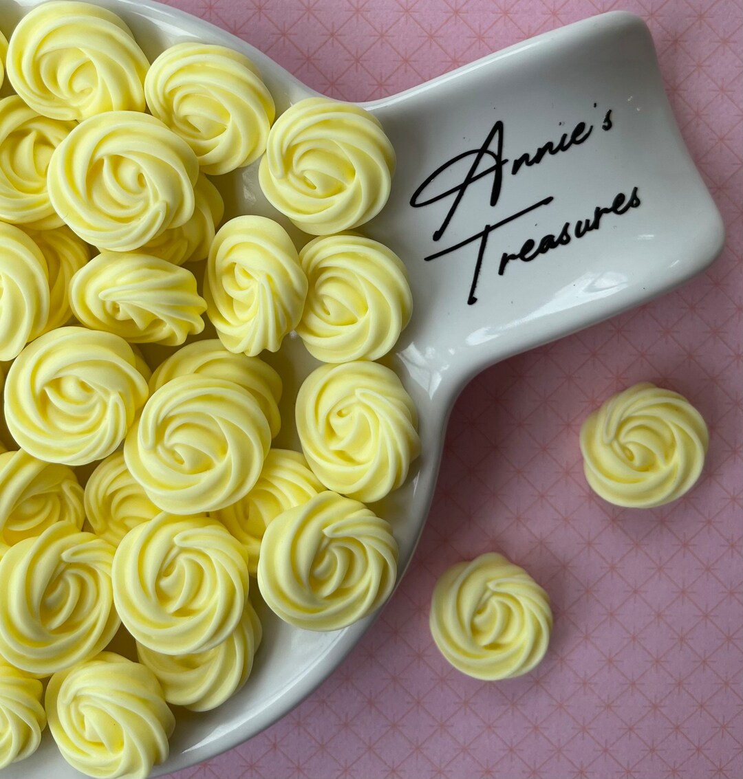 Fake Yellow Rose Icing Fake Cake Rosette Fake Frosting Fake Cake