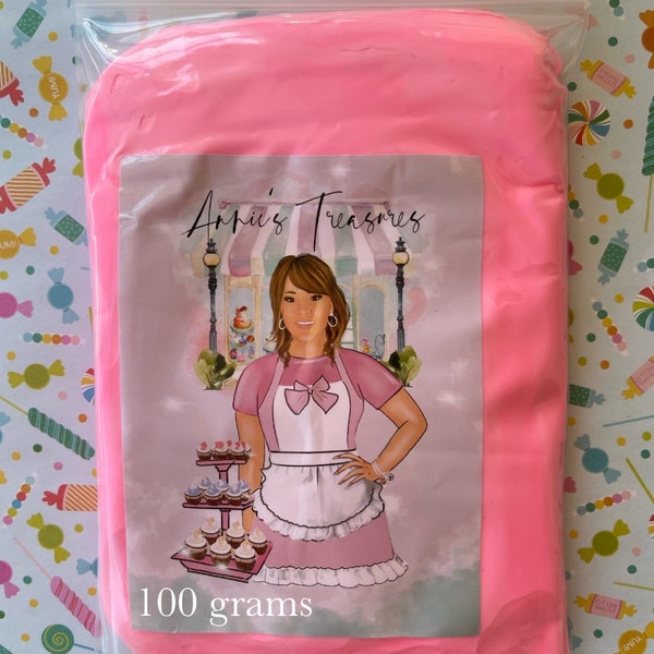 Sample bag dark pink  foam clay for crafting | clay for fake baking | dark pink air dry clay