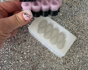 Small ribbon candy silicone mold | candy silicone mold for clay