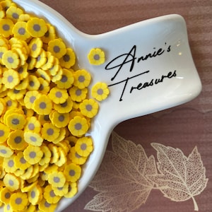 Sunflower  polymer clay sprinkles | Fake sprinkles  | fake sunflower 10mm sprinkles  | Fake fall  Sprinkles | fall  fake baking supplies