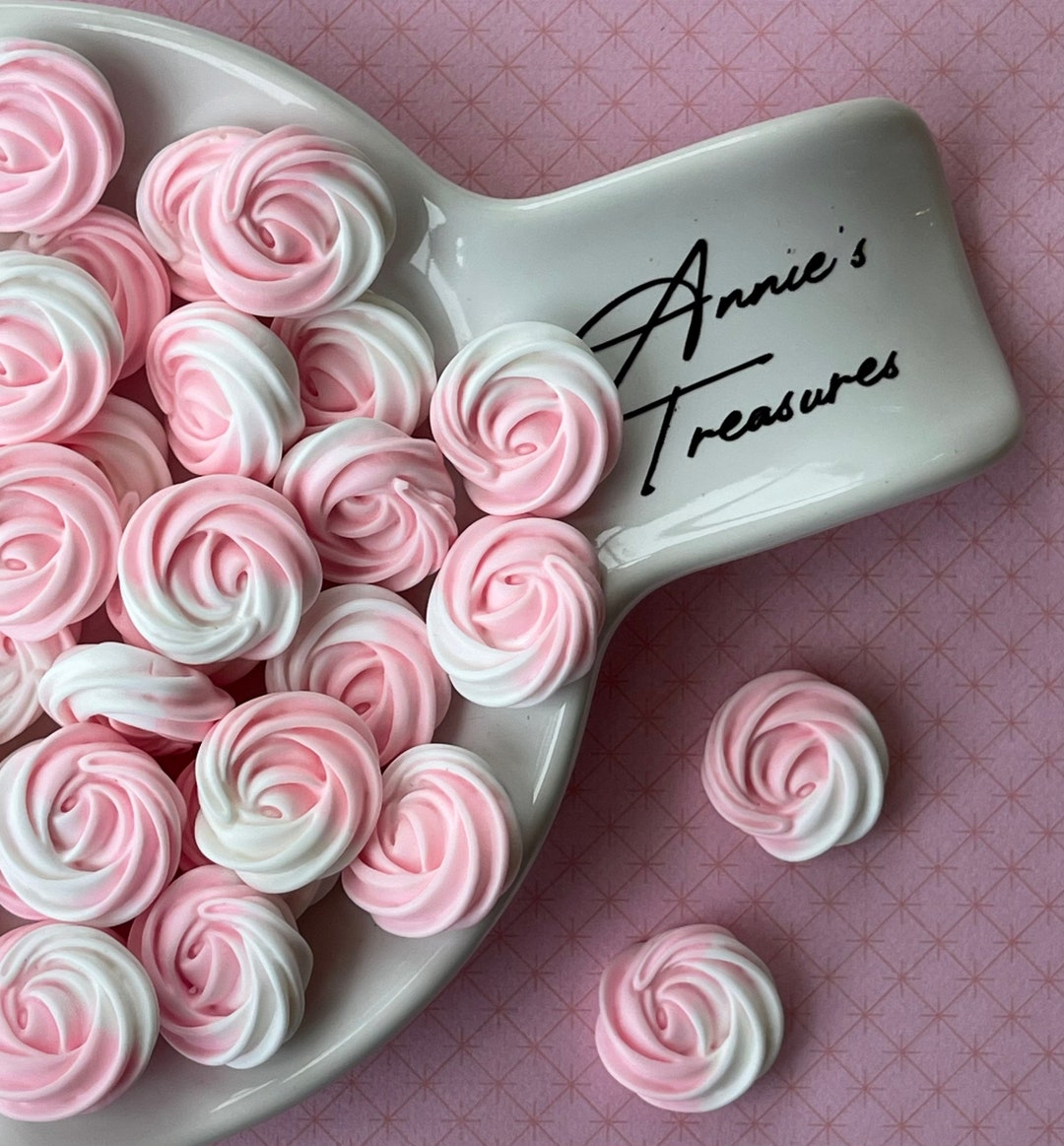 Fake Light Pink Swirl Rose Icing | Fake Cake Rosette | Fake Frosting ...