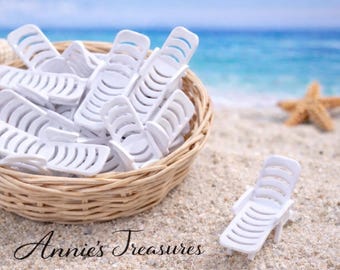 mini lounge chair | summer mini props | summer doll size accessories