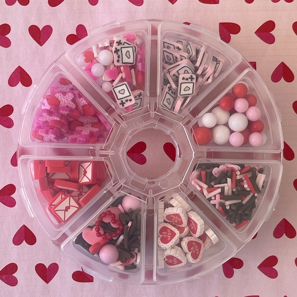 Fake Valentine Sprinkle Wheel | Valentine fake sprinkles