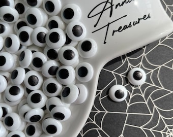 fake eye cabochons | fake candy eyes | Halloween eye cabochons