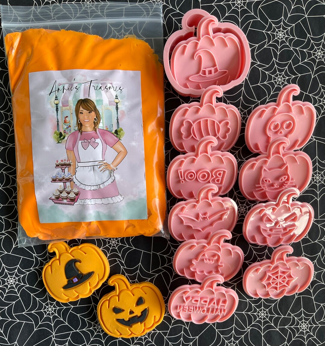 10 Piece Halloween Cookie Cutter Set Diy Fake Halloween Etsy