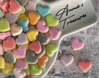 Cabochon hearts | Valentine’s heart cabochons