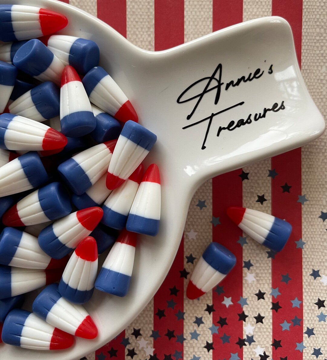 Fake Patriotic Candy Corn Realistic Candy Corn Pretend - Etsy