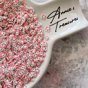 Fake Easter bunny sprinkles| clay easter sprinkles | fake spring sprinkles| fake clay bunny sprinkles