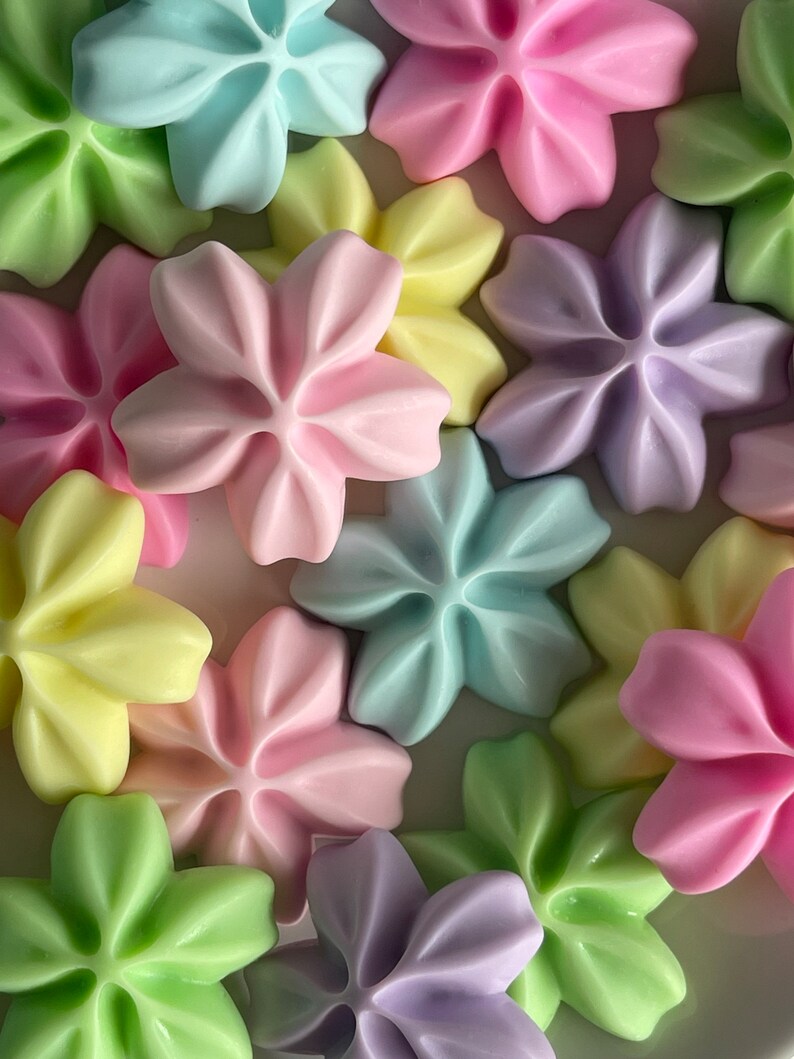 May include: Assortment of pastel-colored star-shaped wax melts in various colors, including light blue, pink, purple, green, and yellow.