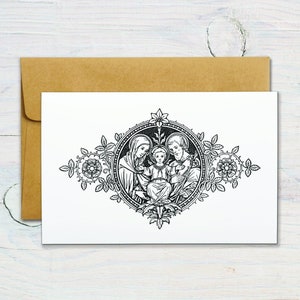 The Holy Family Card Set; Catholic Note Cards; Catholic Greeting Cards