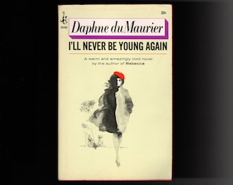 Vintage 1966 Daphne du Maurier I'll Never Be Young Again, Author of Rebecca, Pocket Books Paperback