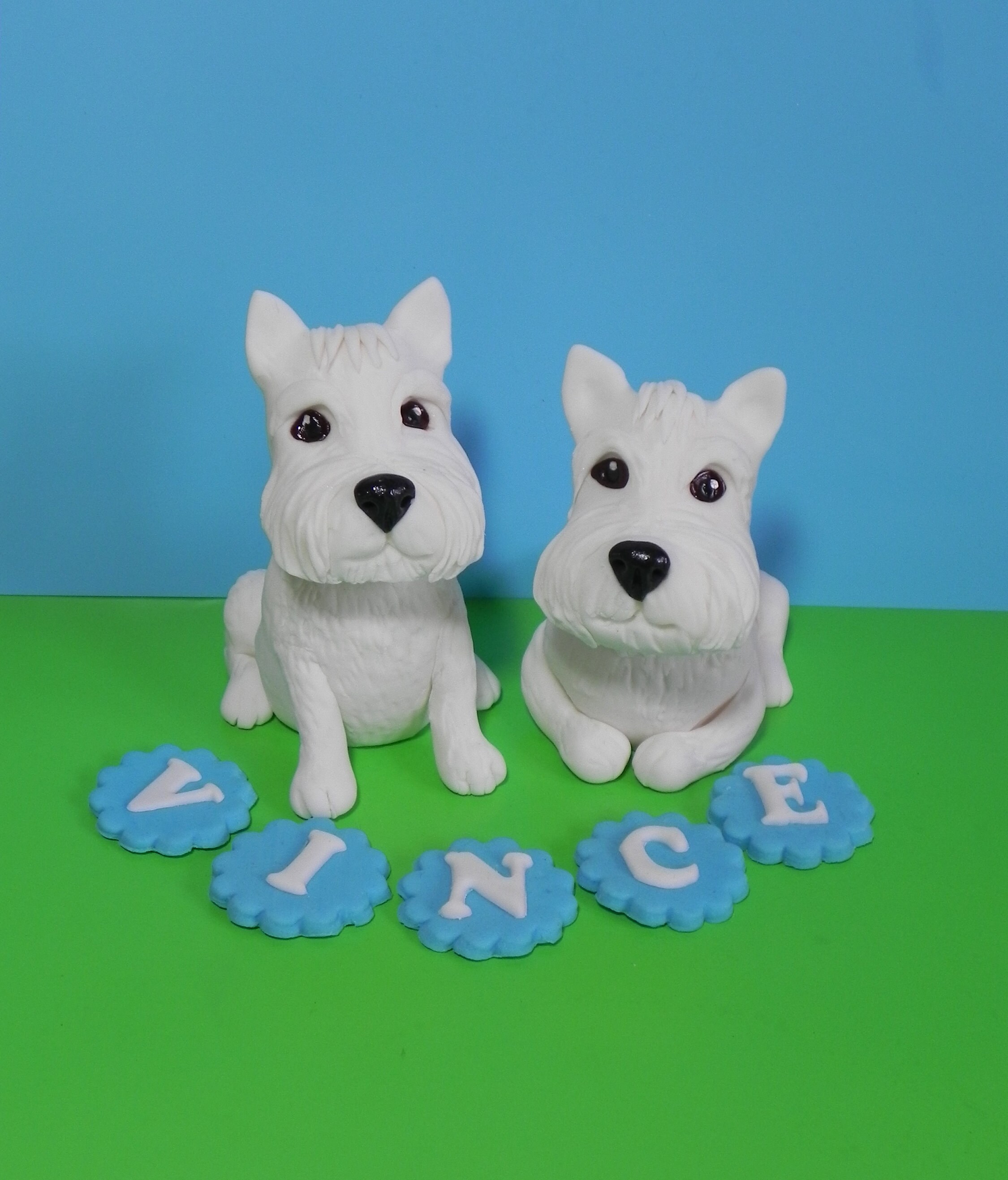 westie cake topper