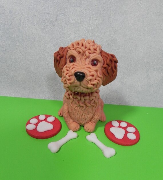 cockapoo cake topper