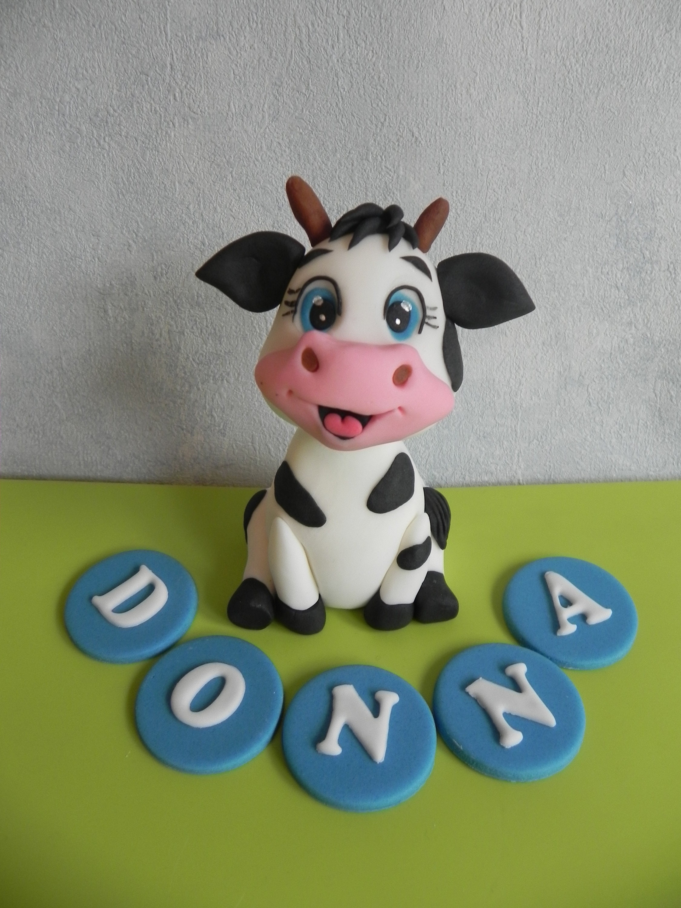 Kuh-Kuchen-Deckel Fondant Kuh Baby-Kuchen | Etsy