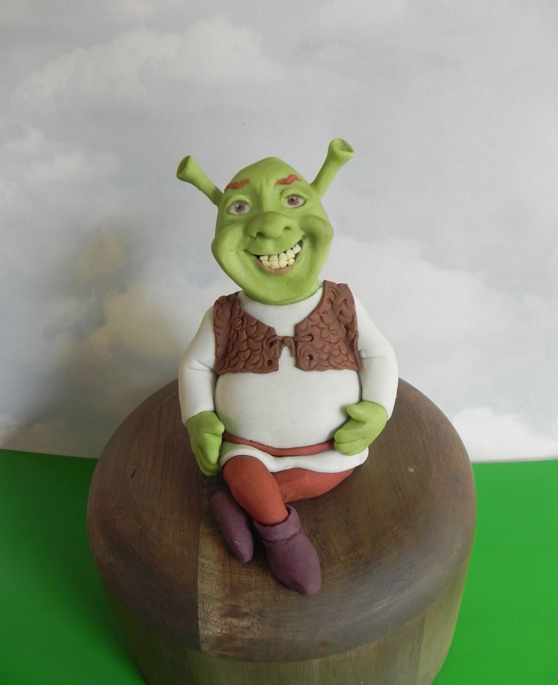 Haut De Gateau Inspire De Shrek Gateau Danniversaire Etsy