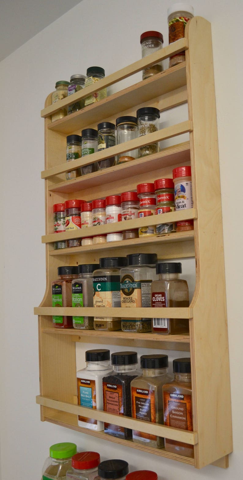Spice Rack Pantry Door 2 Piece Etsy