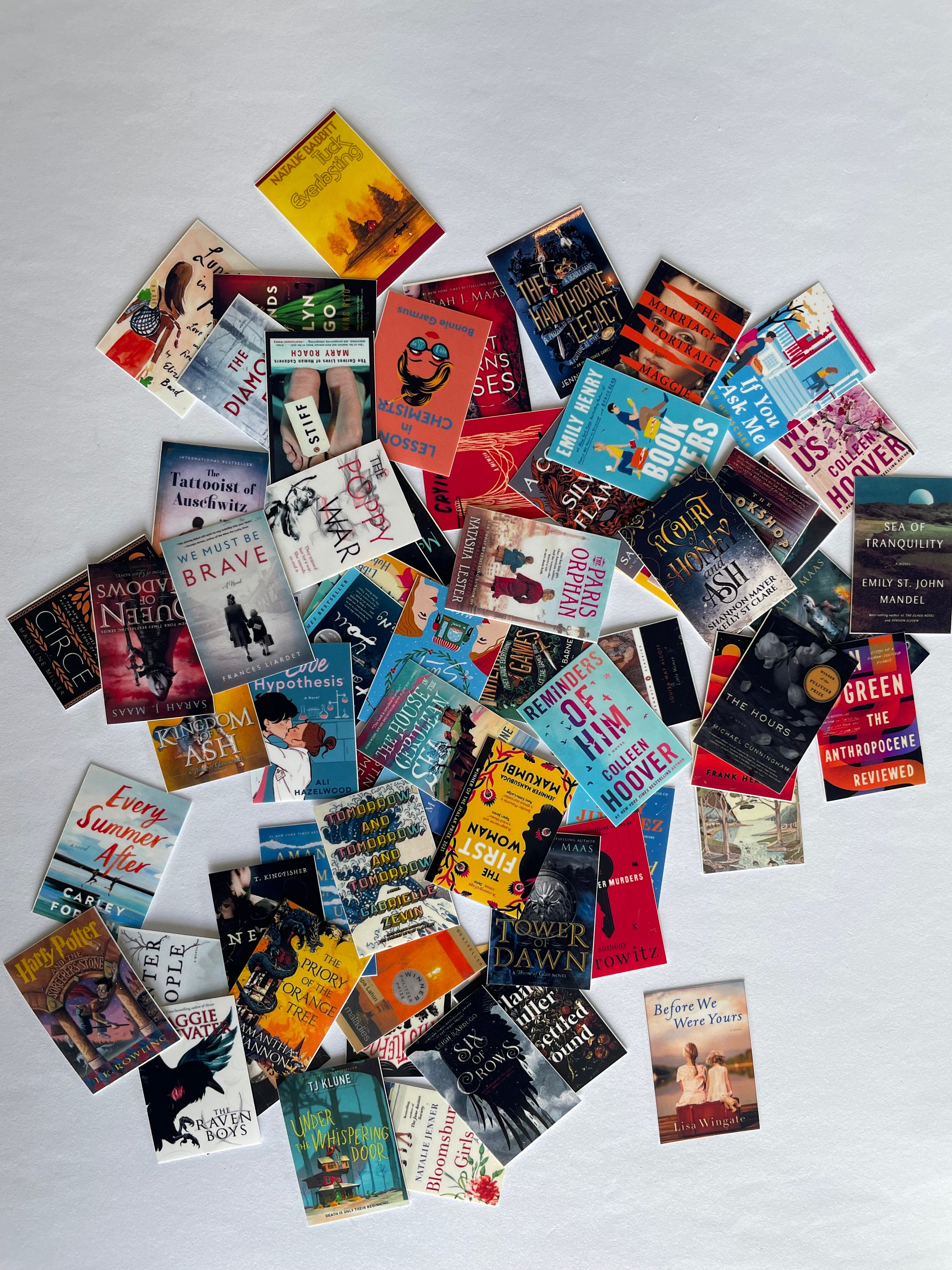 Mini Book Labels Custom Mini Book Stickers: Waterproof Vinyl, Scrapbooking, Journaling ...