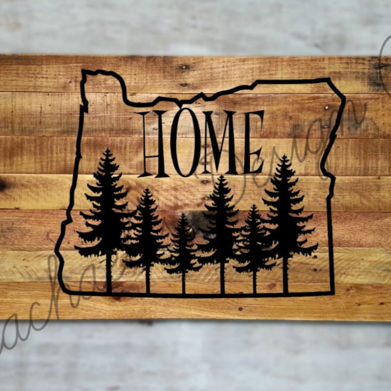 Oregon Outline - Etsy