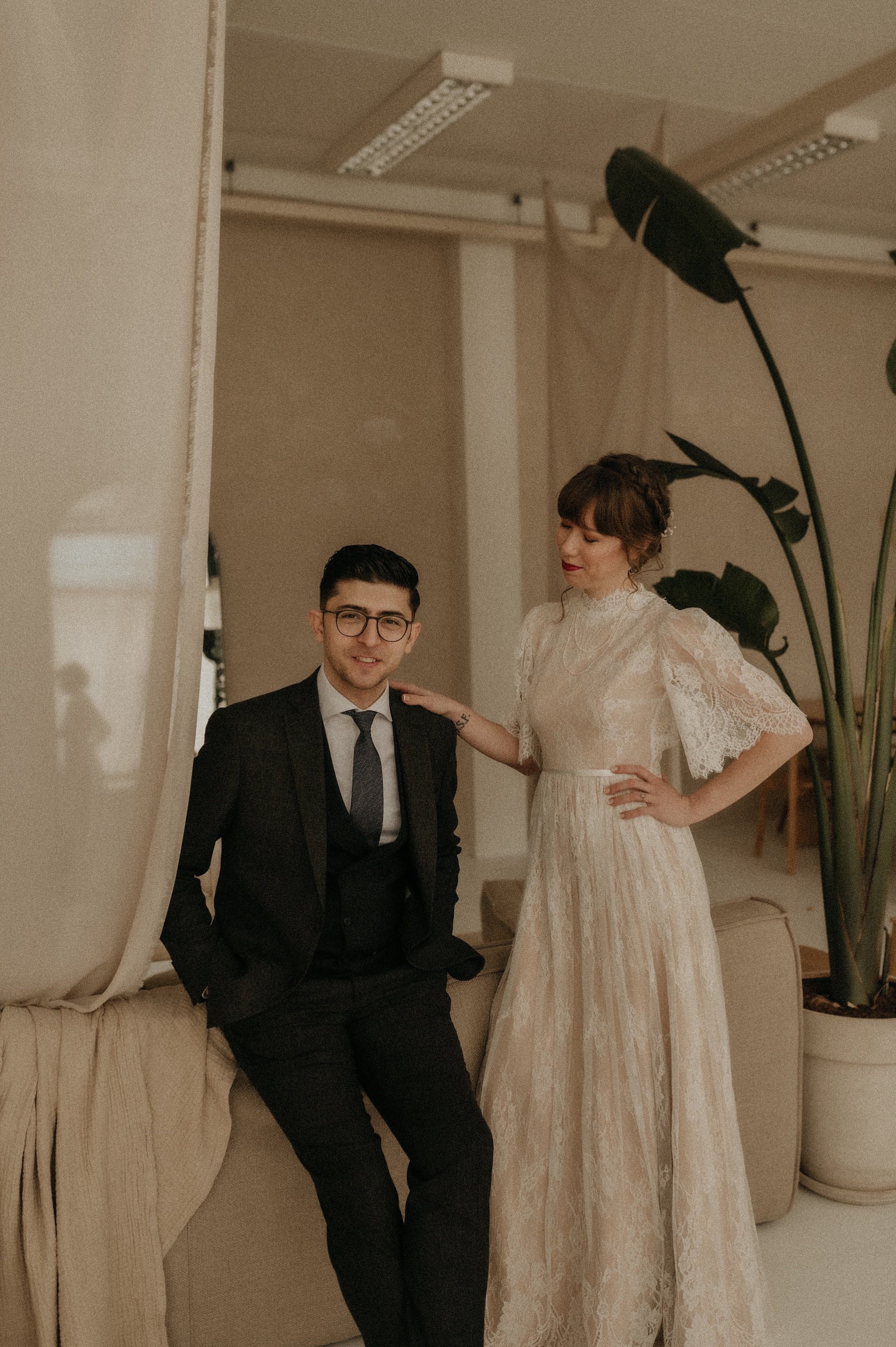 short sleeve high neck wedding dress Short Sleeved Wedding Dresses