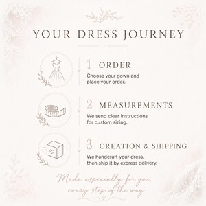 Classic and delicate Wedding Dress, Personalized Boho Wedding Dress, Lace Wedding Dress, Chiffon Wedding Dress, Romantic Wedding Dress image 10