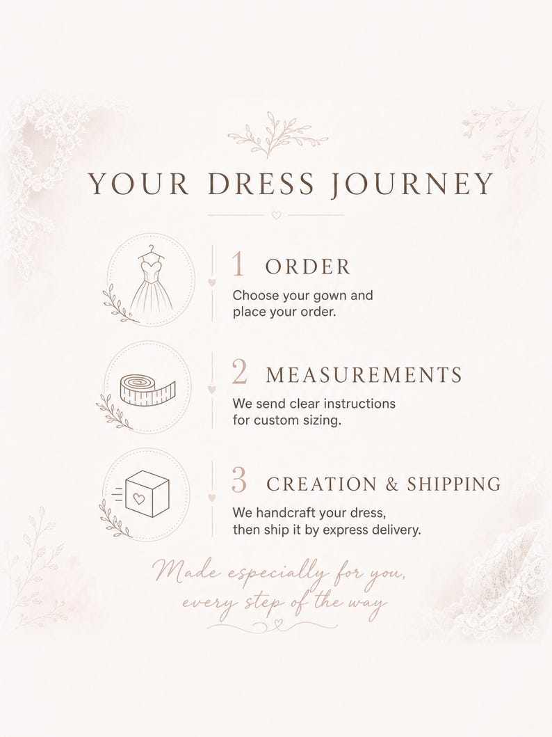 Classic and delicate Wedding Dress, Personalized Boho Wedding Dress, Lace Wedding Dress, Chiffon Wedding Dress, Romantic Wedding Dress image 10