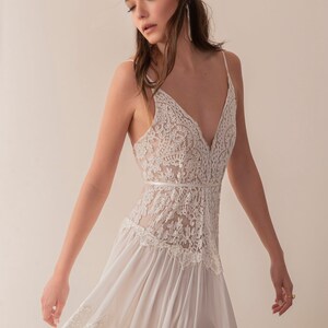 Garden wedding dress
