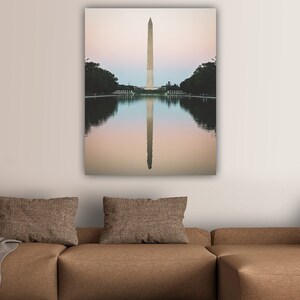 Washington DC Wall Art, Washington Monument Photo Print, DC Gift, DC svg, Lincoln Memorial, U.S Capital Buildings, Canvas Metal Photo Print