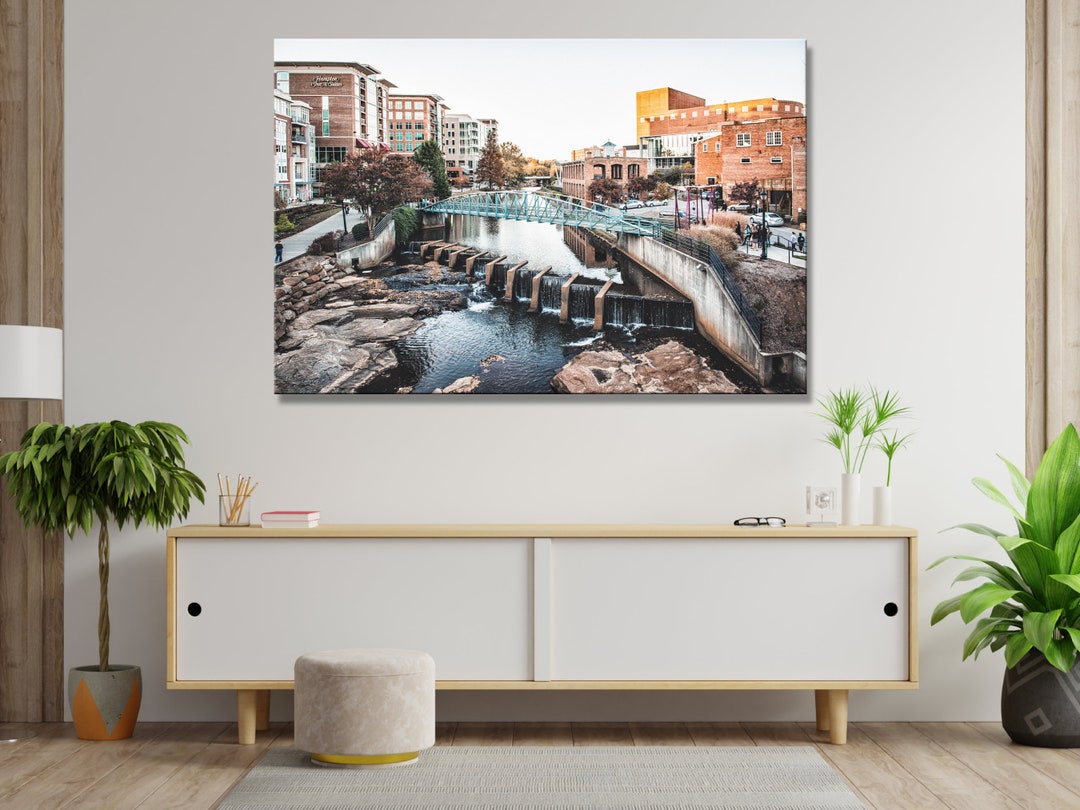 Greenville SC Art, Greenville Canvas Print, Greenville Wall Art