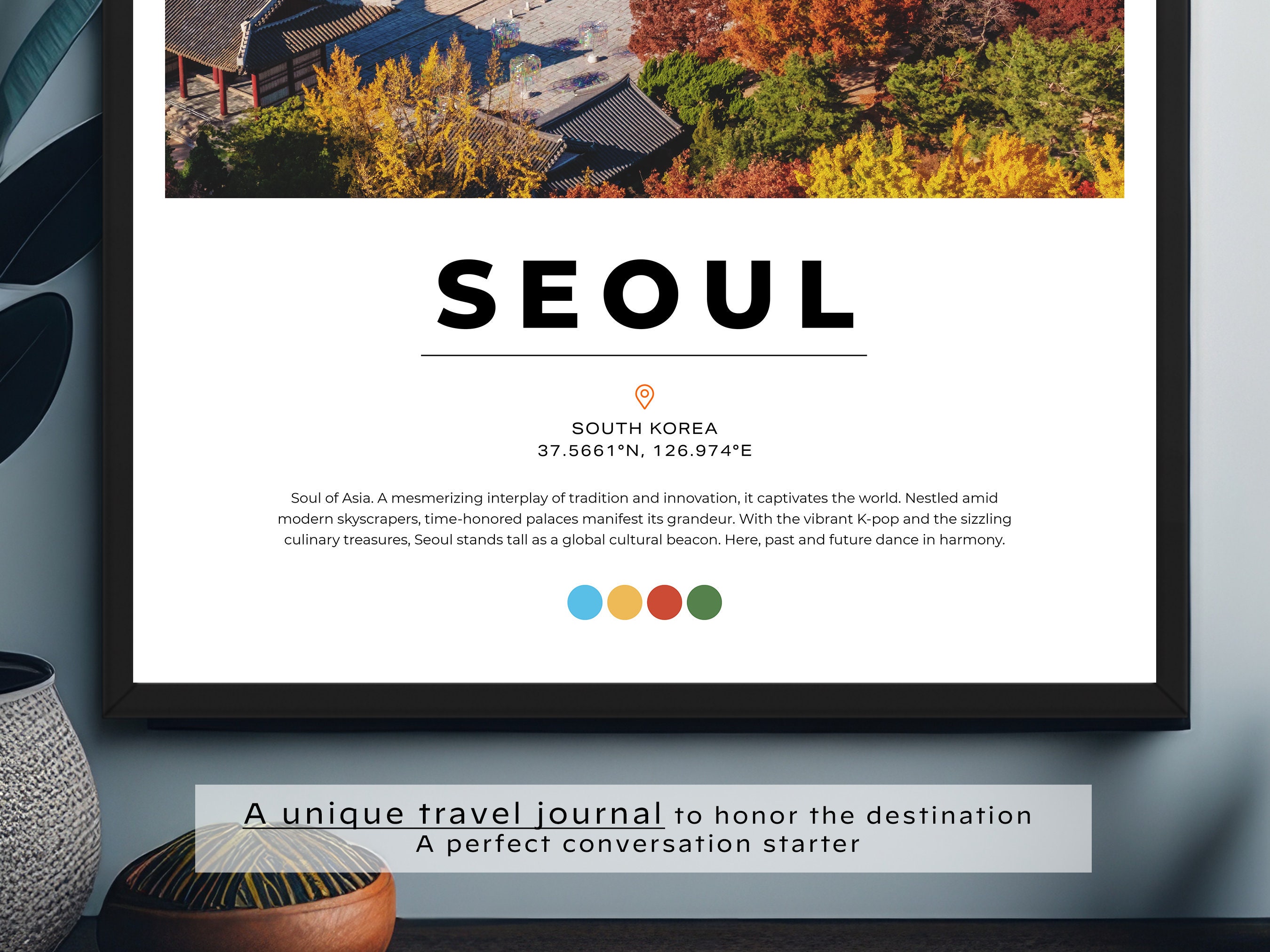 Seoul Korea Wall Art Seoul Korea Poster Korea Palace Print Etsy Australia