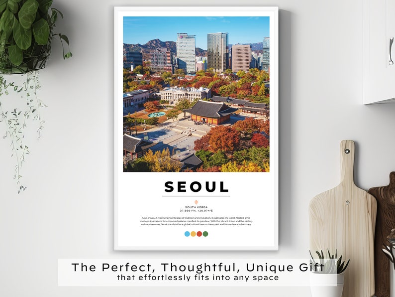 Seoul Korea Wall Art, Seoul Korea Poster, Korea Palace Print, Korea ...