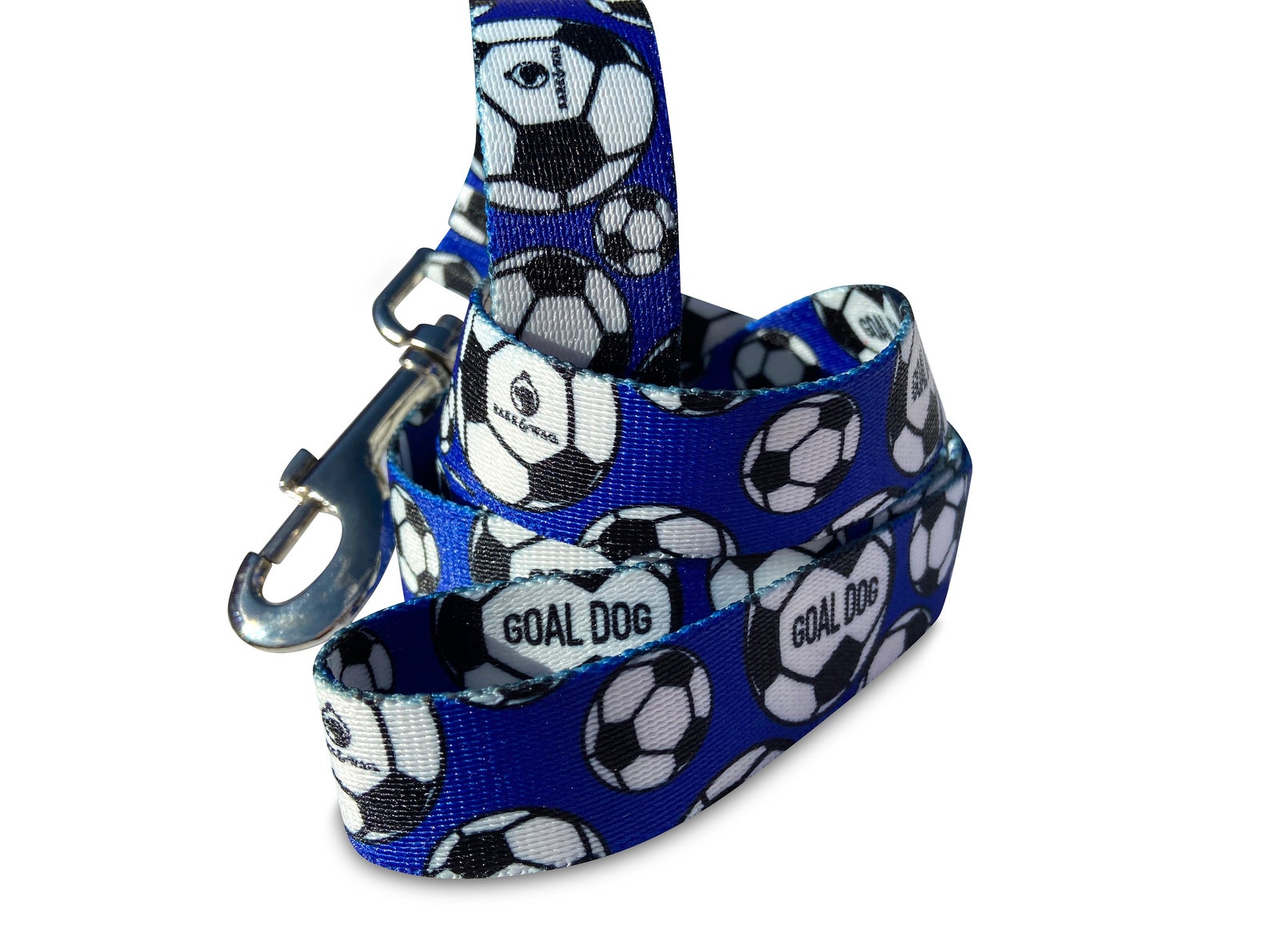 Bark & Wag Blue Soccer Ball Goal Dog Leash Sports Dog Leash Etsy
