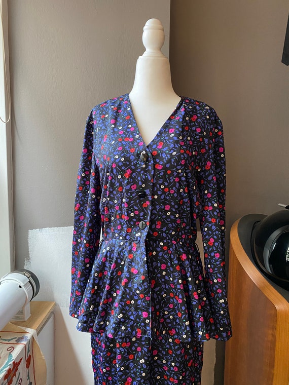 Silk Peplum dress