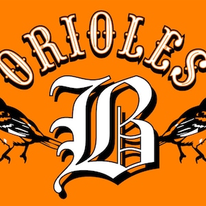 Original Baltimore "B" with Orioles T-Shirt - Men's