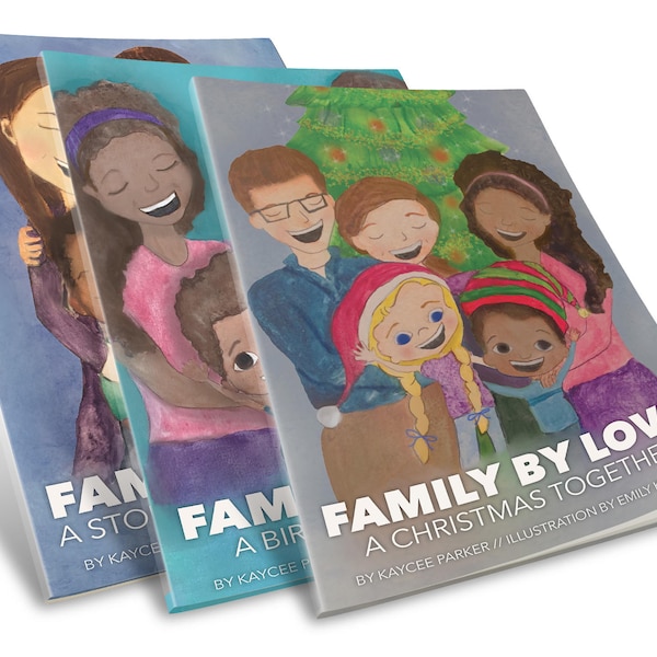 Family By Love - Three-Book Bundle - kids books - adoption books - book bundle
