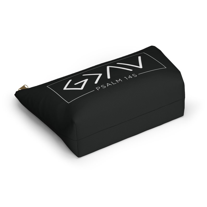 God is Greater Accessory Pouch with Flat Bottom in 2 Sizes image 5