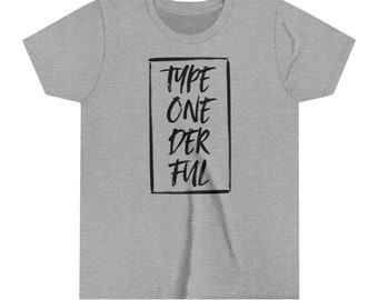 Type One-derful Kids Tee for Kids with Type 1 Diabetes