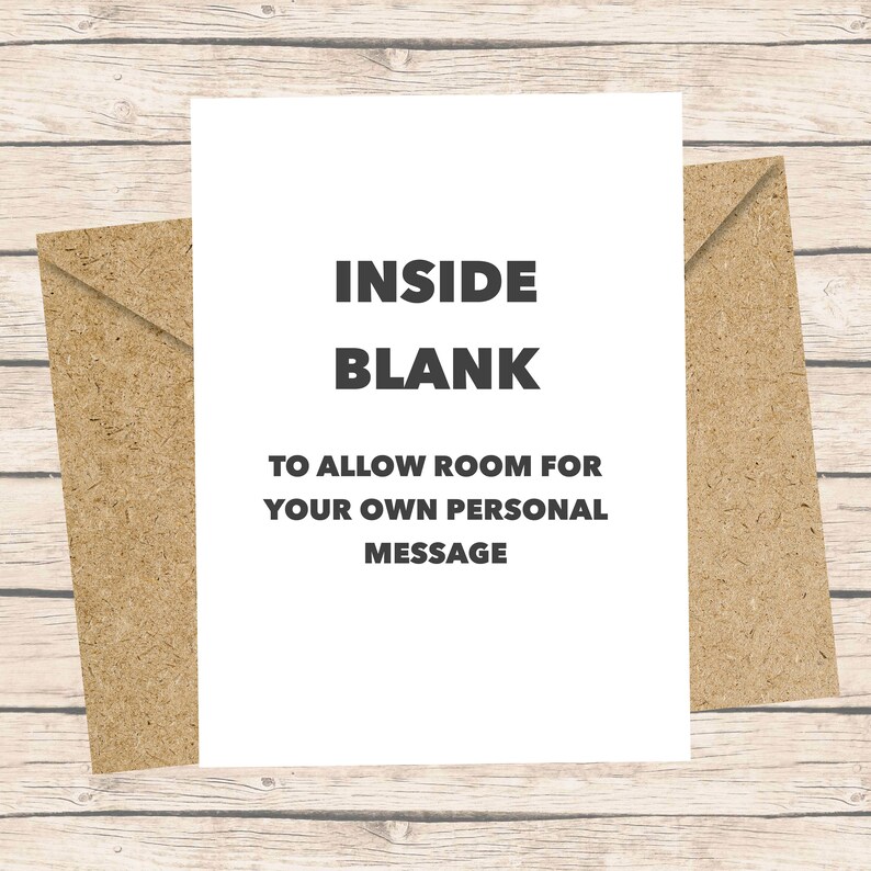Printed Card with Envelope Thankful birth mom card print Birth Mother Card