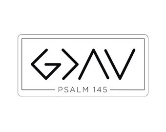 God is Greater Stickers / 2 inches