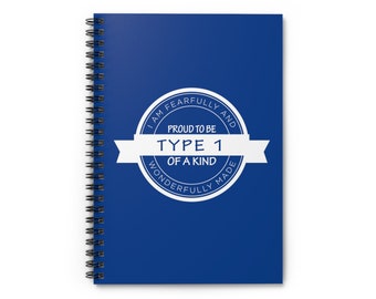 Type 1 of a Kind Spiral Notebook - Ruled Line - 118 pages