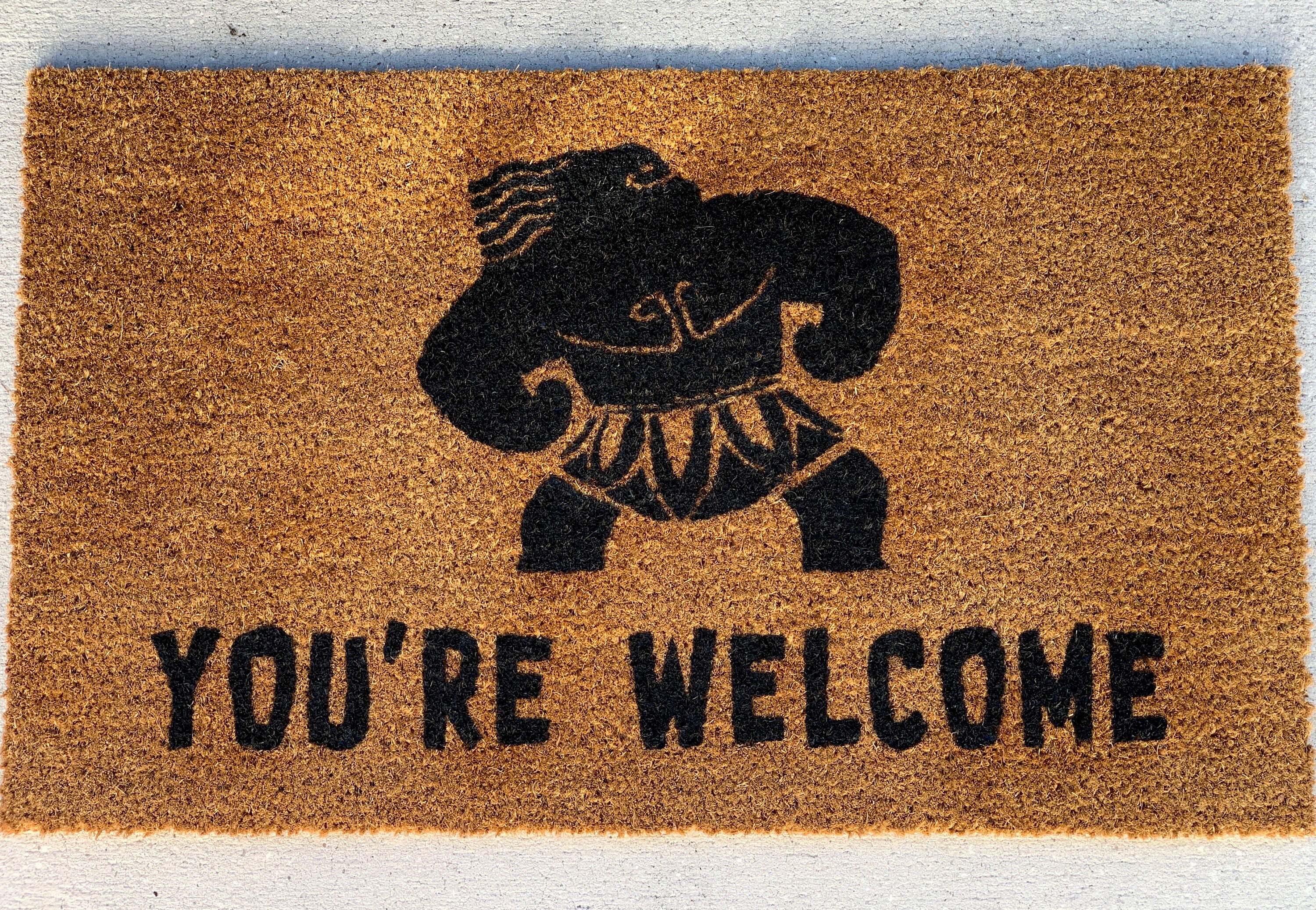 Moana Maui door mat custom door mat You're mat Etsy