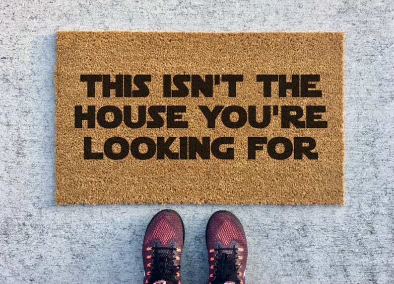 Official Star Wars Yoda Welcome You Are Doormat Door Mat Gift For