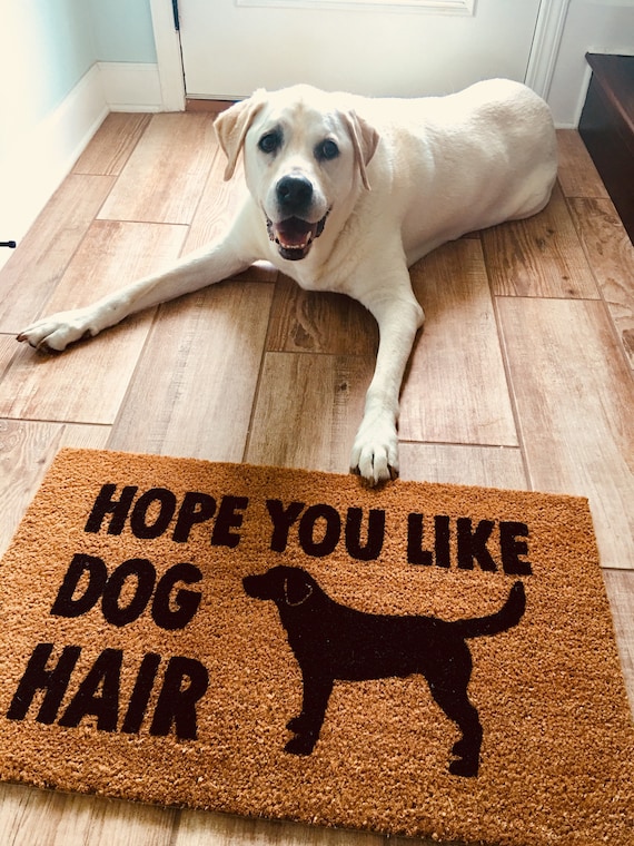 Hope you like dog hair door mat Dog 